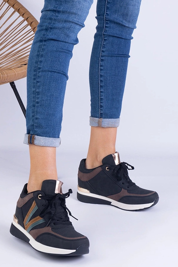 Schwarze Damen-Sneaker mit... 2