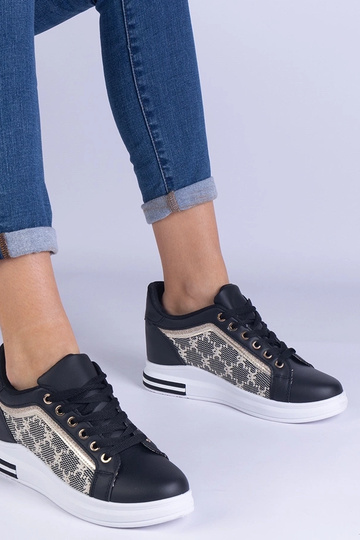 Schwarze Damen-Sneaker mit... 2