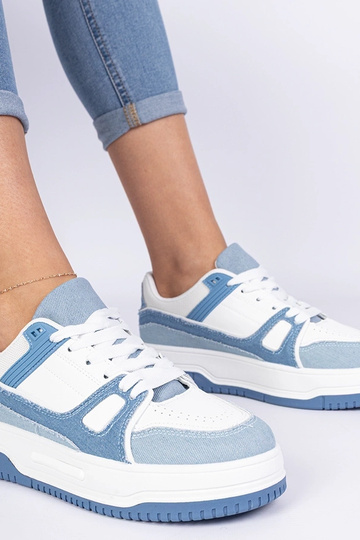 Blaue Damen-Sport-Sneakers Pretta 2