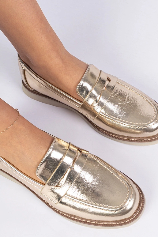 Mocassins classiques dorés pour... Mocassins classiques dorés pour...