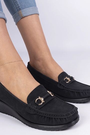 Zwarte dames mocassins op... 2