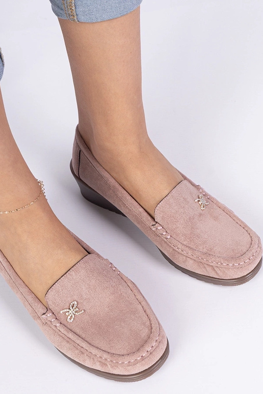 Mocassins roses pour femmes avec...