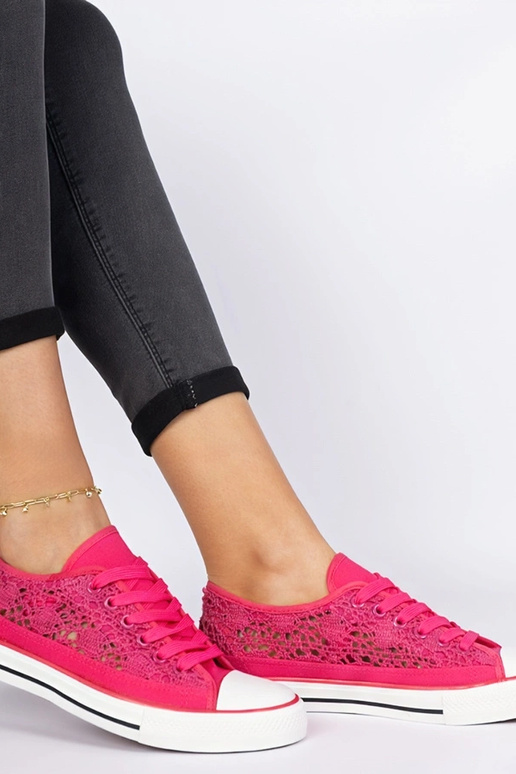 Rosa durchbrochene Damendoppschuhe Saha Rosa durchbrochene Damendoppschuhe Saha