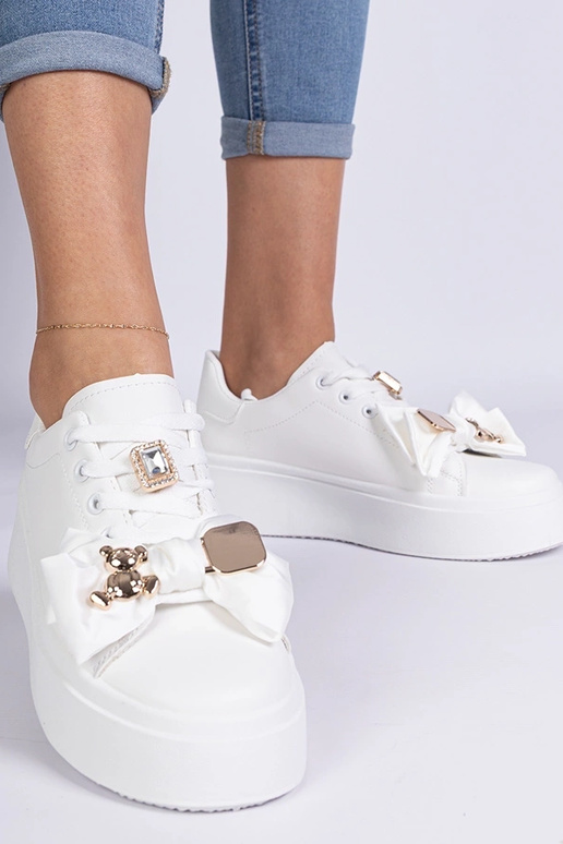 Milonel weiße Sneakers für Damen mit...