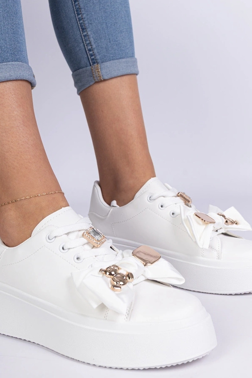 Milonel weiße Sneakers für Damen mit...