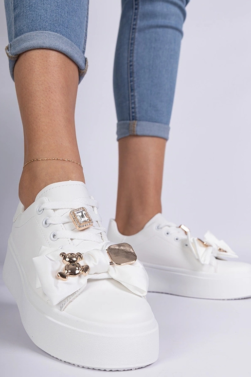 Milonel weiße Sneakers für Damen mit...