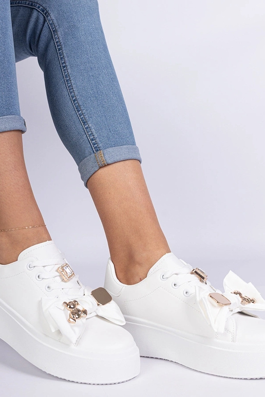 Milonel weiße Sneakers für Damen mit...