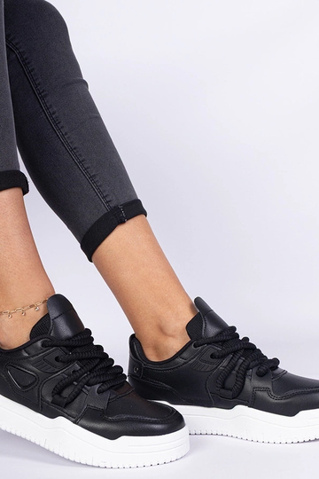 Kayota zwarte dames sneakers met dikke veters 2