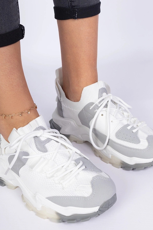 Milada weiße Sneakers für Damen mit...