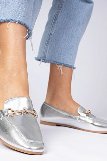 Zilveren damesschoenen met... 2