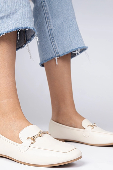 Beige damesschoenen met...