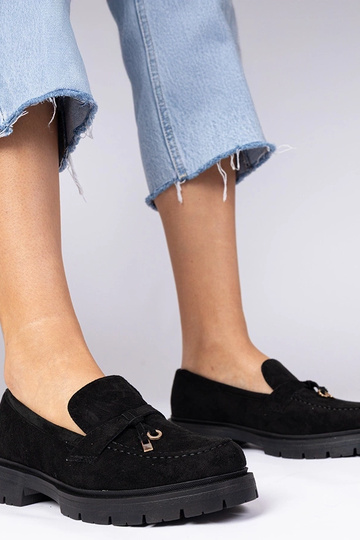 Zwarte elegante mocassins...