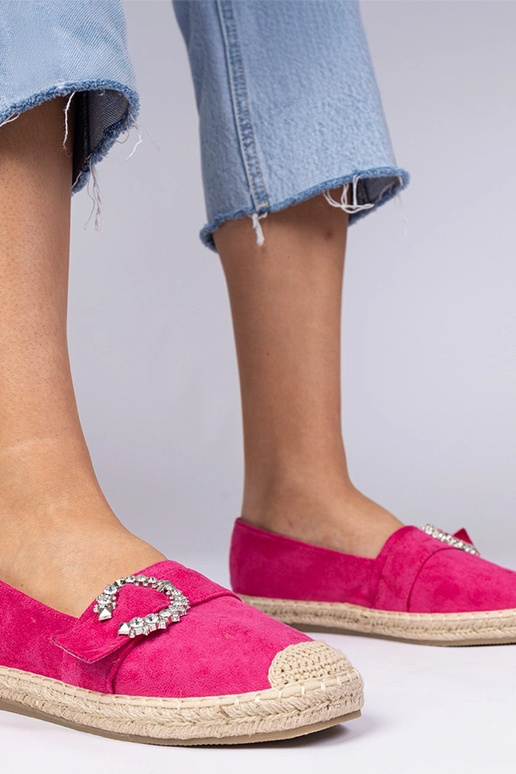Roze espadrilles versierd met... Roze espadrilles versierd met...