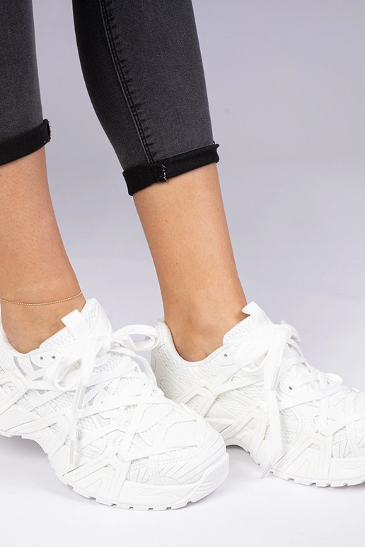 Weiße Sneakers auf massiver Sohle Telda Weiße Sneakers auf massiver Sohle Telda