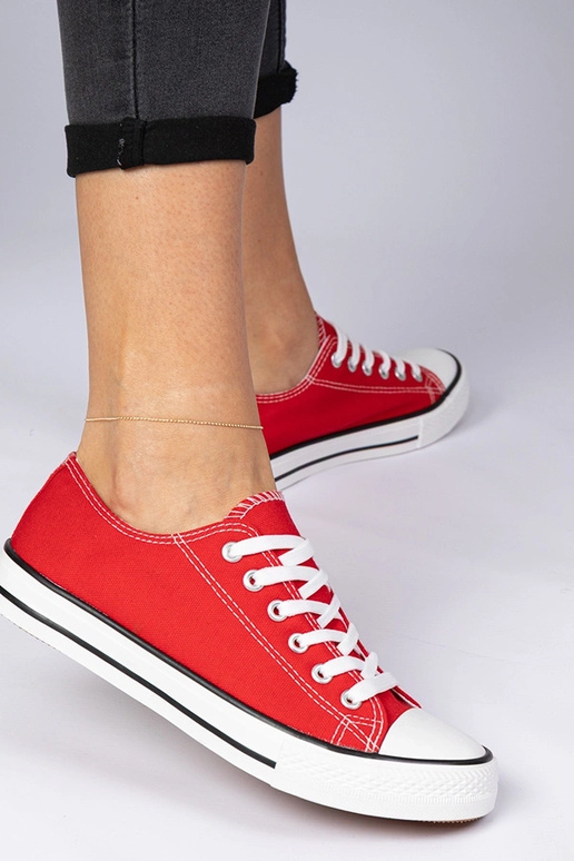 Baskets classiques rouges pour femmes... Baskets classiques rouges pour femmes...