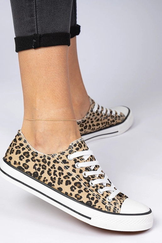 Panterprint klassieke dames sneakers... Panterprint klassieke dames sneakers...
