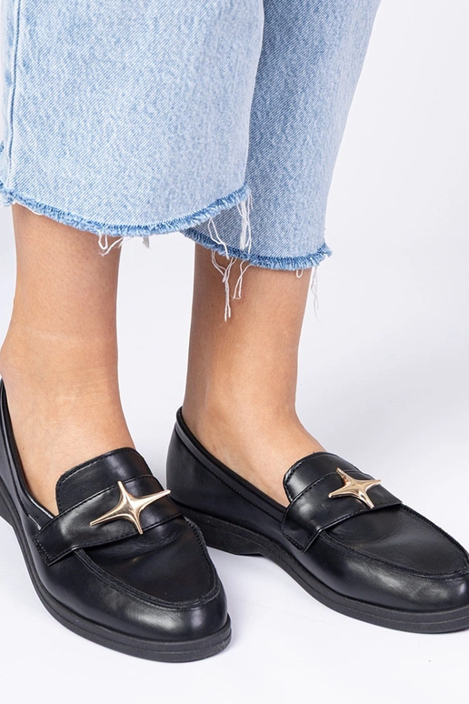 Mocassins pour femmes noirs avec... Mocassins pour femmes noirs avec...