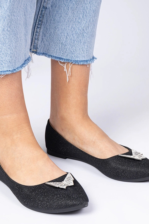 Ballerines noires pour femmes avec... Ballerines noires pour femmes avec...