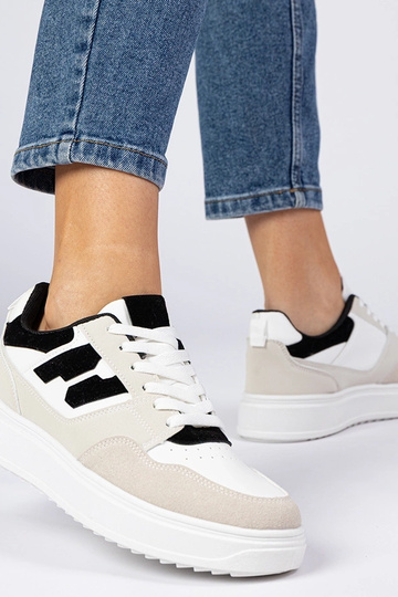 Wit-zwart sneakers voor... 2