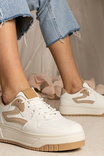 Baskets blanches sportives pour femmes Seisha