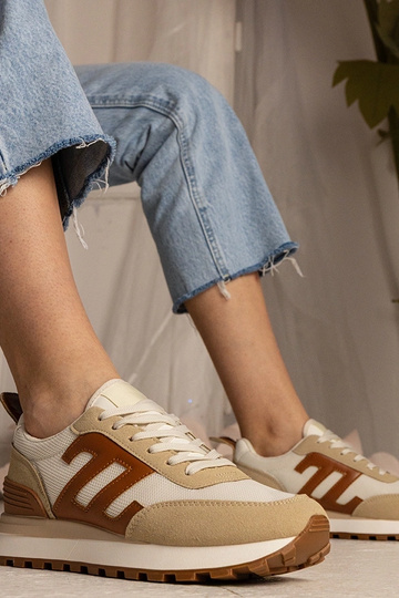 Beige Damen-Sneakers... 2