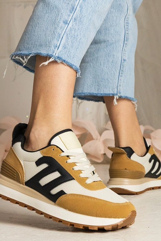 Bruine dames sneakers sportief Marena Bruine dames sneakers sportief Marena