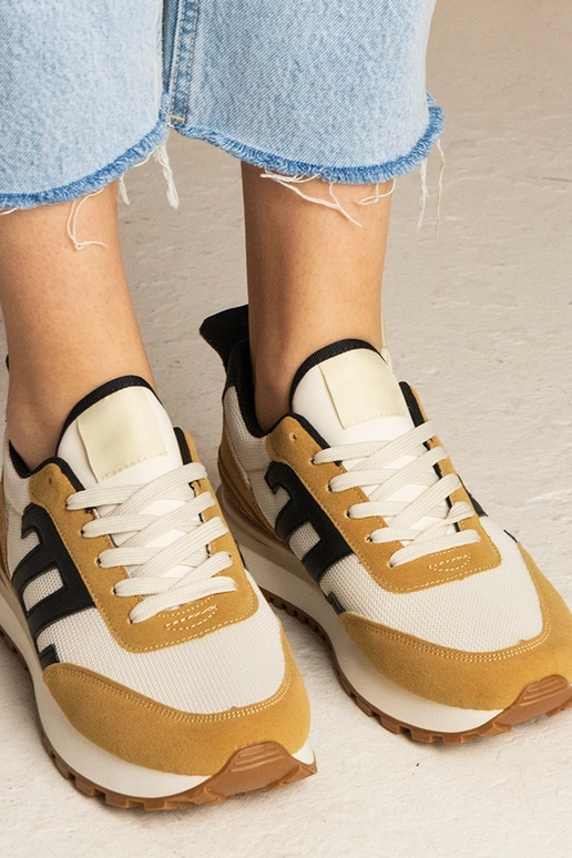 Bruine dames sneakers sportief Marena Bruine dames sneakers sportief Marena