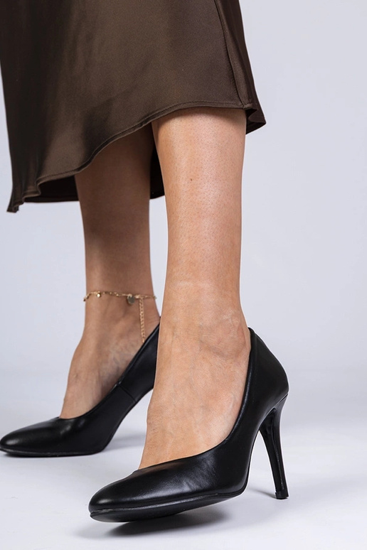 Schwarze klassische Damen High Heels...