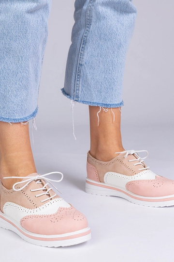 Rosa klassische Oxfords,...
