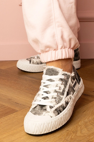 Zwarte dames sneakers Bellina 2