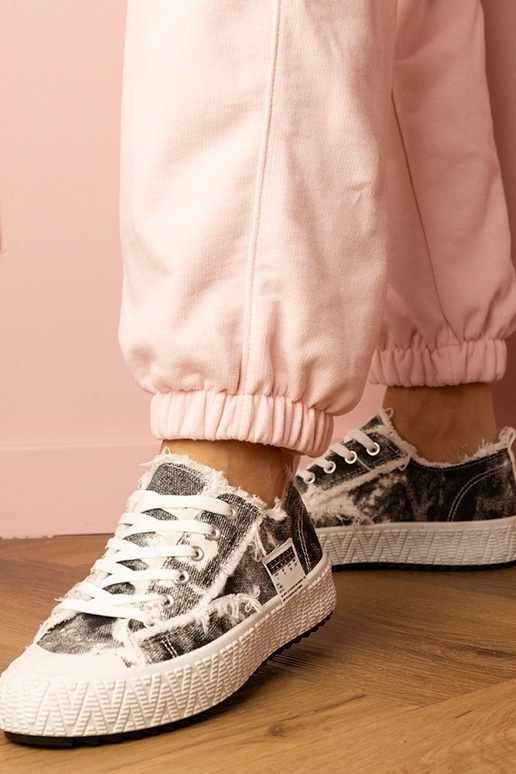 Zwarte dames sneakers Bellina Zwarte dames sneakers Bellina