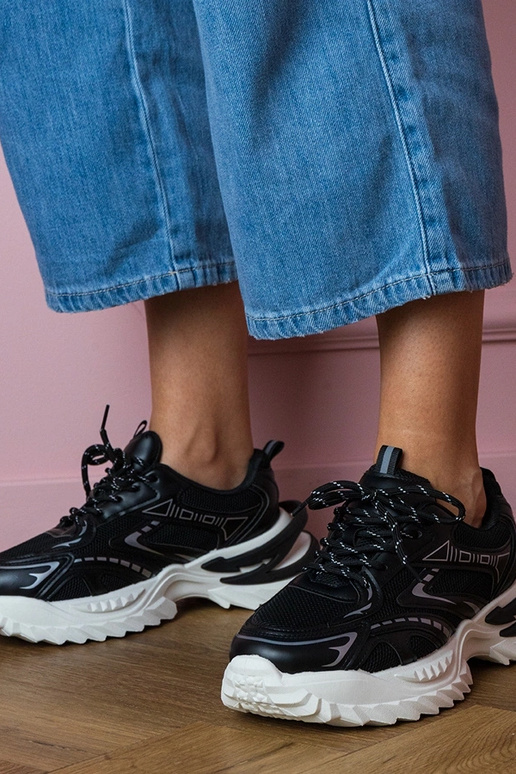 Baskets noires pour femmes sur...