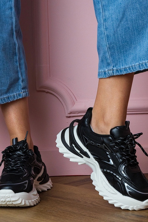 Baskets noires pour femmes sur...