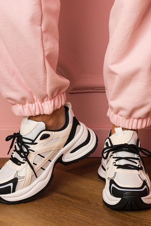 Baskets noir et blanc pour femmes sur...