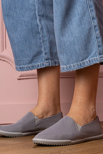 Graue Damen-Sneaker Clogs...