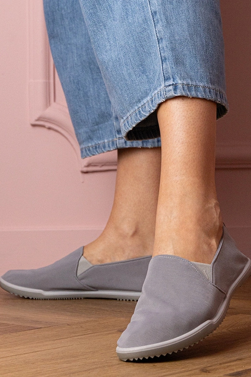 Graue Damen-Sneaker Clogs Kendi