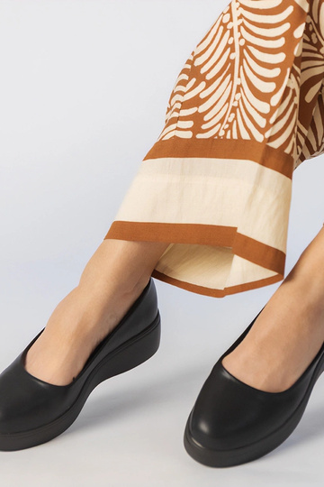 Bottines noires à plateforme en simili cuir, « Huron »