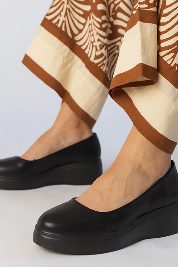 Bottines noires à plateforme en simili cuir, « Huron » 2
