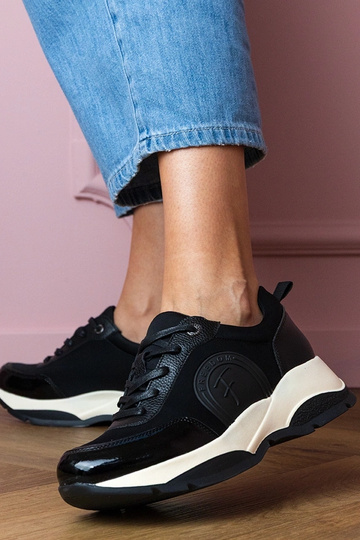 Zwarte dames sportschoenen Wener 2