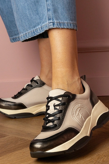 Chaussures de sport grises pour femmes Wener