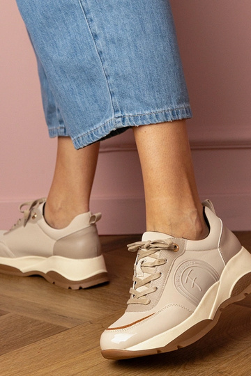 Chaussures de sport couleur sable pour femmes Wener 2