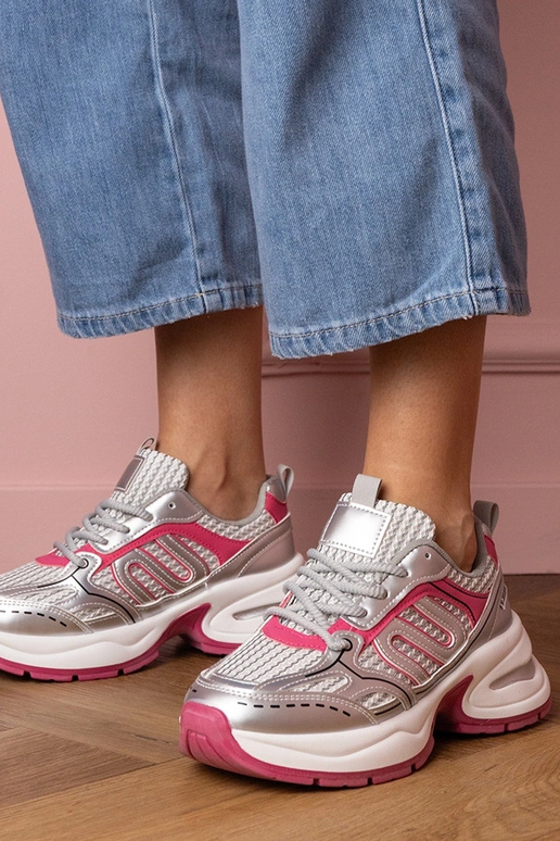 Zilver-roze dames sportschoenen Torens Zilver-roze dames sportschoenen Torens