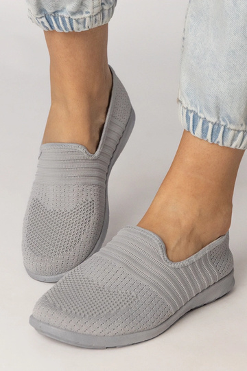 Chaussons gris pour femmes,... 2