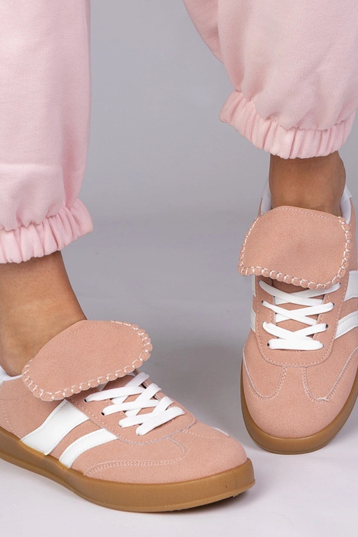 Rosa sportliche Damenschuhe, „Lukka"