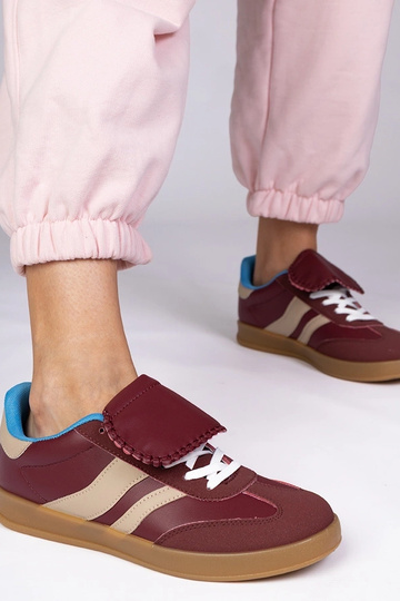 Baskets cerise pour femmes, « Lukka »