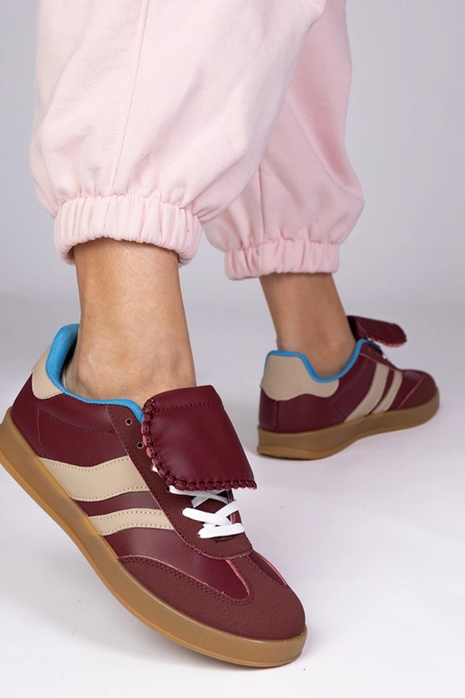 Baskets cerise pour femmes, « Lukka »