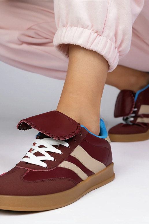 Baskets cerise pour femmes, « Lukka »