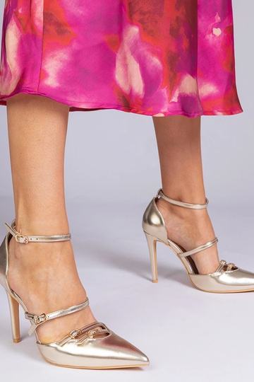 Goldene High Heels mit... 2