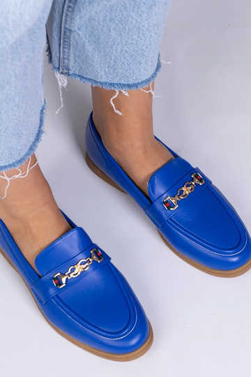 Mocassins bleus avec... 2