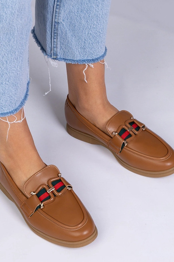 Mocassins couleur sable en...